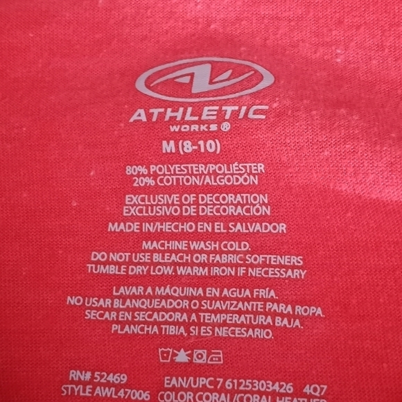 Athletic works 3/4 sleeve baseball style shirt - Picture 2 of 4
